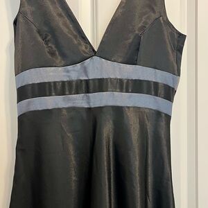 Elegant Black and Gray Dress